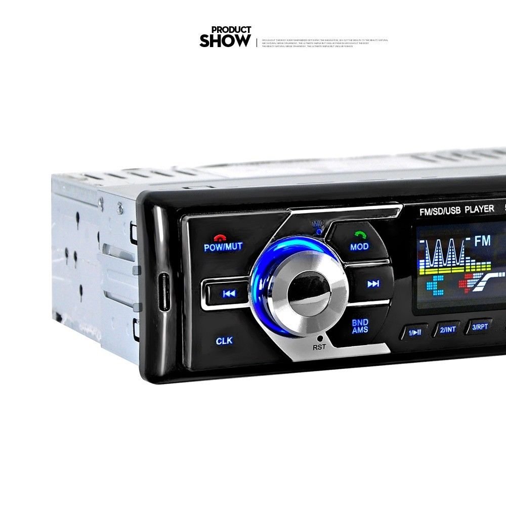 Ασύρματο Radio Mp3 Player Handsfree Αυτοκινήτου με Bluetooth USB/SD/FM, AUX Input, Τηλεχειριστήριο & Μικρόφωνο